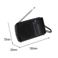 Radio portatil Am-Fm con Antena NR9389 / 2xAA / Altavoz externo / Jack 3.5mm / Negro / One+ / 2903892